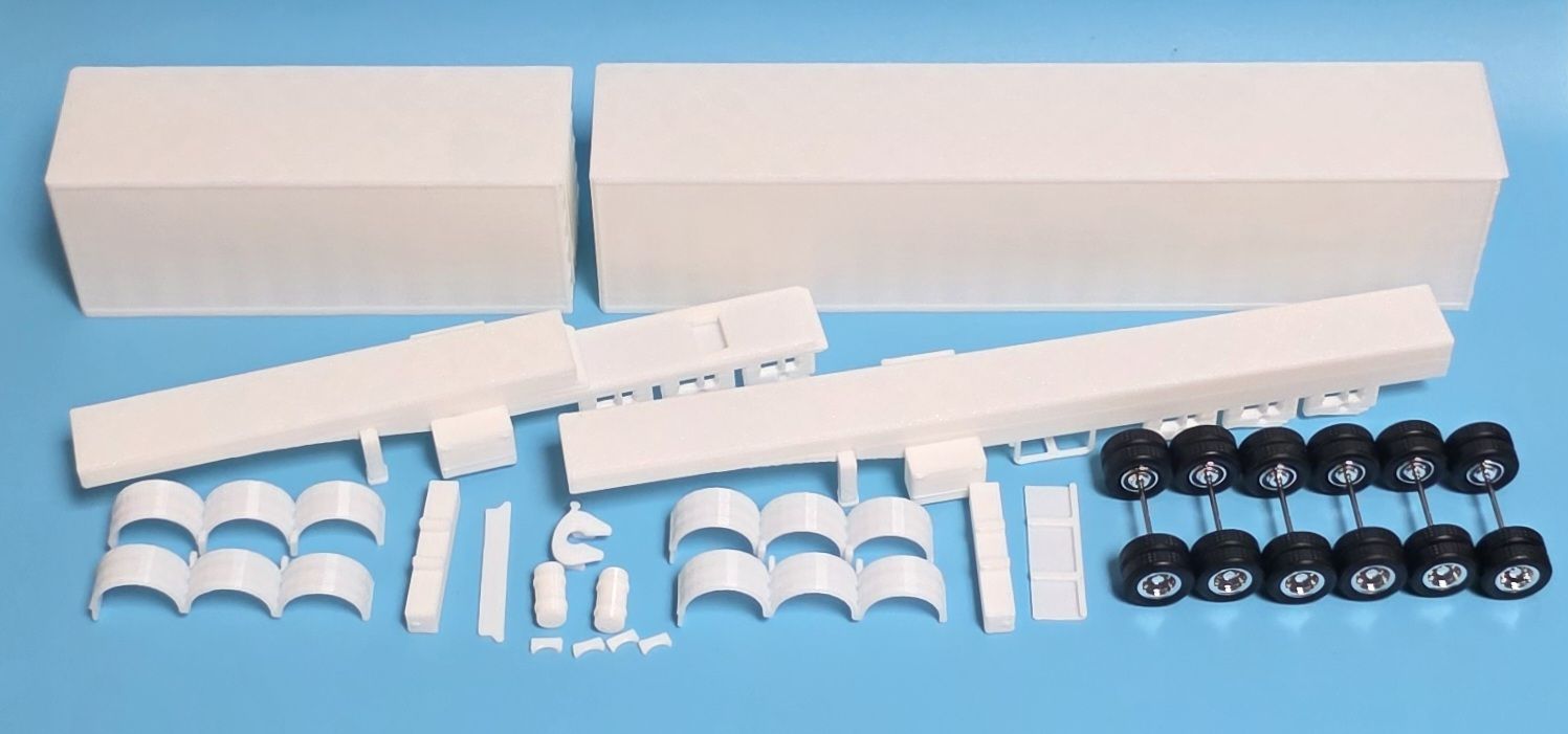 Kit: B-double Van 1/87 scale